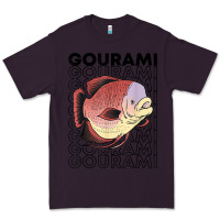 Plum giant gourami fish 80's monster fish keeper tropical fish t shirt Premium Tee - linhVisuals