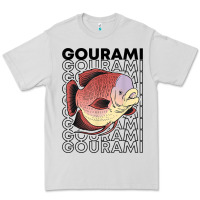 Dove Grey giant gourami fish 80's monster fish keeper tropical fish t shirt Premium Tee - linhVisuals