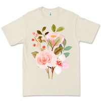 Bone Bouquet Floral Premium Tee - linhVisuals