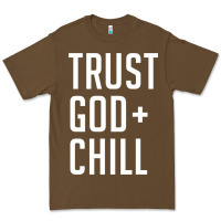 Cacao trust god and chill tee vintage pullover hoodie Premium Tee - linhVisuals