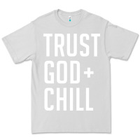 Dove Grey trust god and chill tee vintage pullover hoodie Premium Tee - linhVisuals