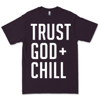 Plum trust god and chill tee vintage pullover hoodie Premium Tee - linhVisuals