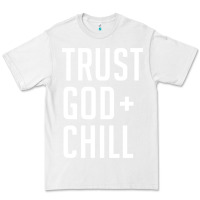 White trust god and chill tee vintage pullover hoodie Premium Tee - linhVisuals