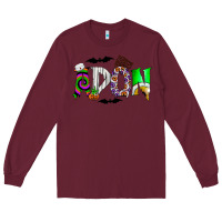 Burgundy adon Long Sleeve Tee - CowhideDigitalArt