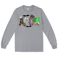 Heather Grey adon Long Sleeve Tee - CowhideDigitalArt