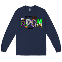 Navy adon Long Sleeve Tee - CowhideDigitalArt