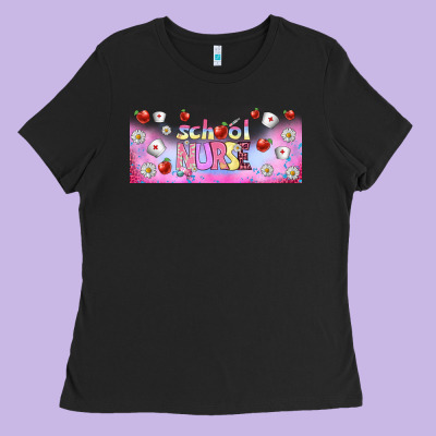 School Nurse Libbey Glass Ladies Tee Designed By Bundleandbundleshop