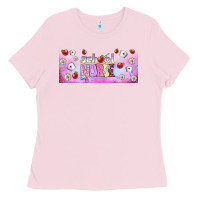 Bubblegum Pink school nurse libbey glass Ladies Tee - BundleAndBundleShop