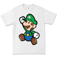 White paper luigi Premium Tee - linhVisuals