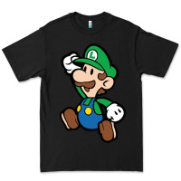 Black paper luigi Premium Tee - linhVisuals