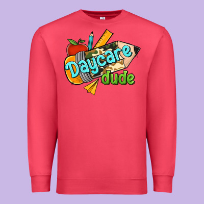 Daycare Dude Premium Sweatshirt Designed By Jasminsmagicworld