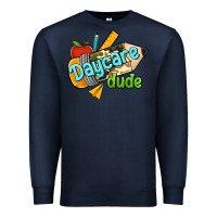 Navy daycare dude Premium Sweatshirt - Jasminsmagicworld