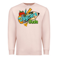 Pale Pink daycare dude Premium Sweatshirt - Jasminsmagicworld