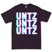 Plum untz untz untz techno dubstep riddim raver dj party t shirt Premium Tee - linhVisuals