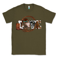Army Green western love for cowboys olivia Classic Tee - OliviaCreatesArt