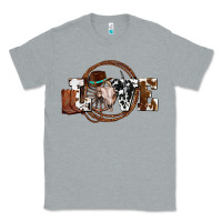 Heather Grey western love for cowboys olivia Classic Tee - OliviaCreatesArt