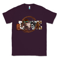Plum western love for cowboys olivia Classic Tee - OliviaCreatesArt