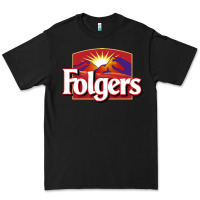 Black folgers Premium Tee - linhVisuals