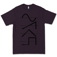 Plum vintage analog synthesizer techno waveform   synth nerd raglan basebal Premium Tee - linhVisuals