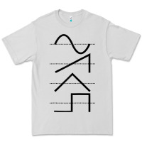 Dove Grey vintage analog synthesizer techno waveform   synth nerd raglan basebal Premium Tee - linhVisuals