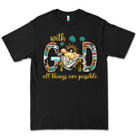 Black with god all things are possible with baby jesus bbs Premium Tee - BundleAndBundleShop