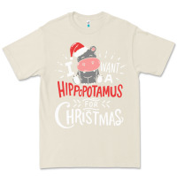 Bone i want hippopotamus for christmas hippo xmas gift Premium Tee - linhVisuals