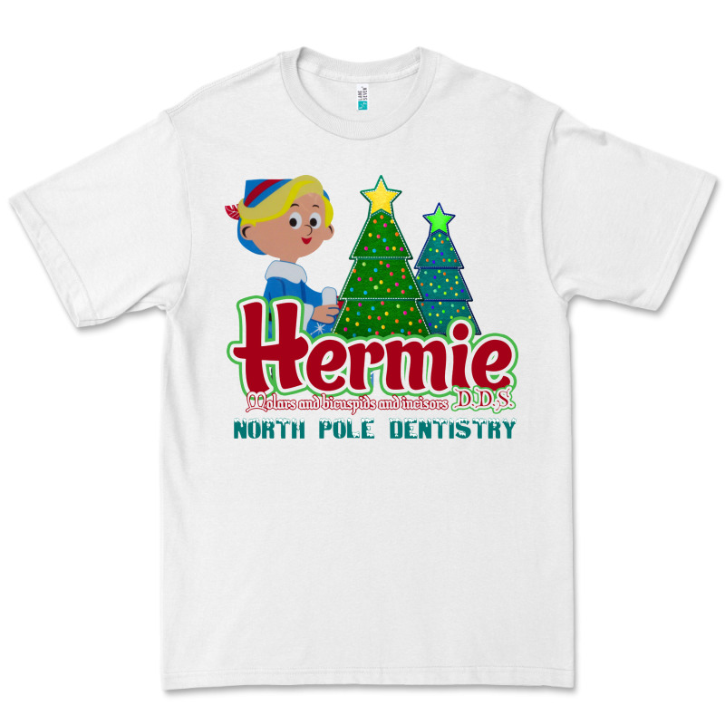 Hermie The Elf Dentistry    Rudolph The Red Nosed Reindeer Premium Tee by linhVisuals | Teevron