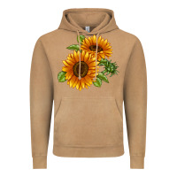 Vintage Camel Soraya Sunflower Vintage Hoodie - LillyAllenDesigns