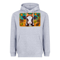 Heather Grey autumn baby cow Heavyweight Hoodie - Jasminsmagicworld