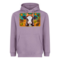 Lavender autumn baby cow Heavyweight Hoodie - Jasminsmagicworld