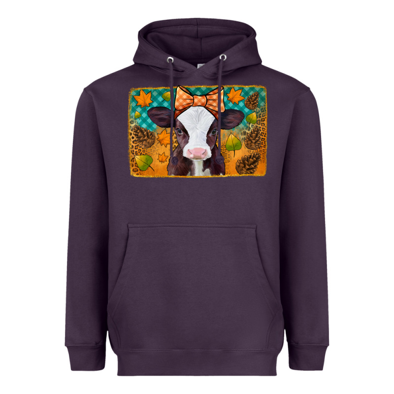 Autumn Baby Cow Heavyweight Hoodie by Jasminsmagicworld | Teevron