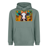Sage autumn baby cow Heavyweight Hoodie - Jasminsmagicworld