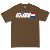 Distressed Army Green Gi Joe Premium Tee | Teevron