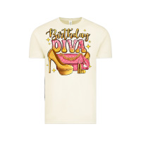 Vintage Arctic birthday diva pink and gold glitter Vintage Tee - LillyAllenDesigns