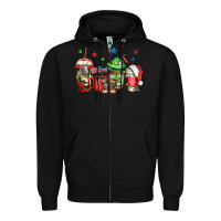 Black army Christmas coffee Zipper Hoodie - Jasminsmagicworld