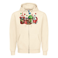 Sandshell army Christmas coffee Zipper Hoodie - Jasminsmagicworld