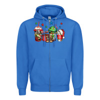 True Royal army Christmas coffee Zipper Hoodie - Jasminsmagicworld