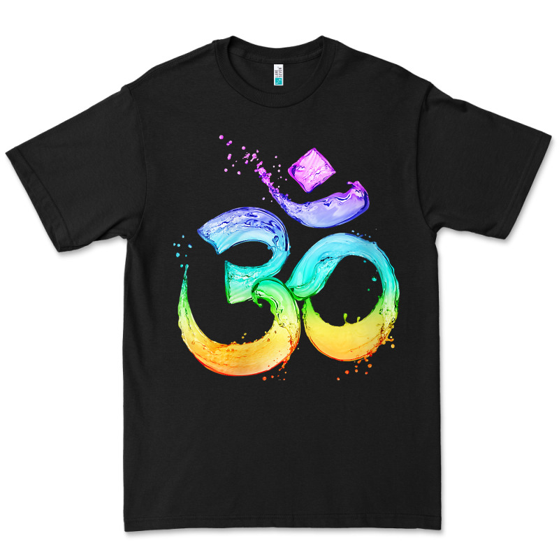 Womens Om Symbol   Psy Trance Goa Yoga Meditation Buddhism Buddhist V Premium Tee by linhVisuals | Teevron
