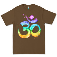 Cacao womens om symbol   psy trance goa yoga meditation buddhism buddhist v Premium Tee - linhVisuals