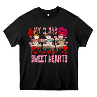 Black Valentine's Day my class is full of sweet hearts Heavy Core Tee - FaDigitalArtStudio
