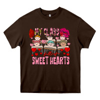 Valentine's Day My Class Is Full Of Sweet Hearts Heavy Core Tee | Teevron