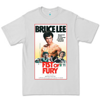 Dove Grey fist of fury by bruce Premium Tee - linhVisuals