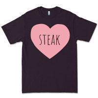 Plum i heart steak Premium Tee - linhVisuals