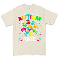 Bone autistic auntie puzzle support family autism awareness sweatshirt Premium Tee - linhVisuals