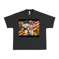 Pigment Black Western 4th Of July Lama Urban Heavy Tee - LillyAllenDesigns