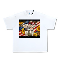 White Western 4th Of July Lama Urban Heavy Tee - LillyAllenDesigns
