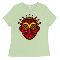 Matcha african masks 2 Ladies Tee - BundleAndBundleShop