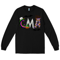 Black cma Long Sleeve Tee - CowhideDigitalArt
