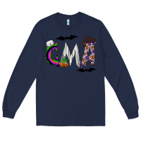 Navy cma Long Sleeve Tee - CowhideDigitalArt