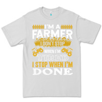 Dove Grey farmer Premium Tee - linhVisuals